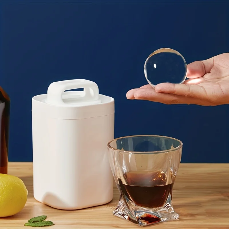 Ice Mold Sphere - Buz Küpü Kalıbı, Şeffaf Büyük Tekli