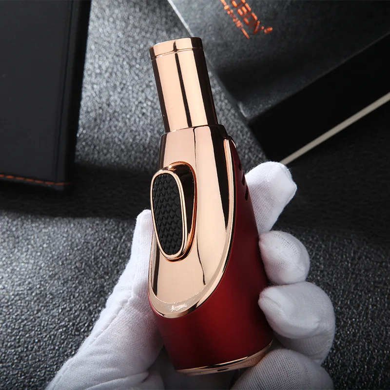 Smoking Gun Kit - Jobon Rüzgar Geçirmez Mavi Alevli Çakmak