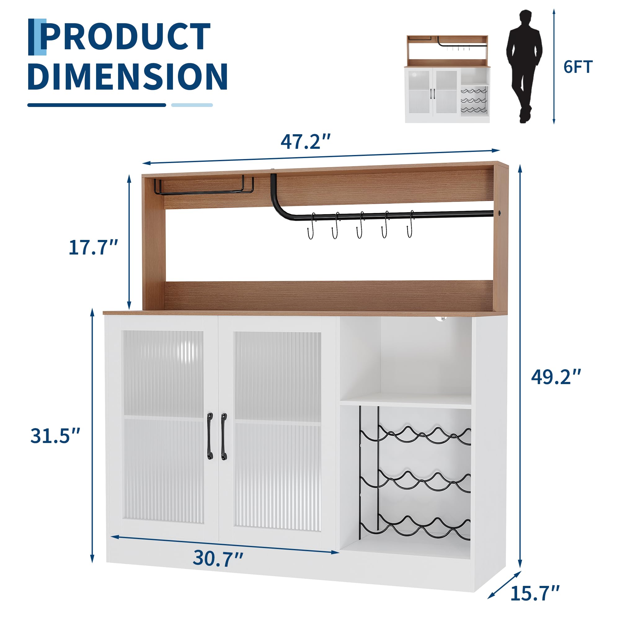 LED Işıklı Şarap Barı Dolabı,  - Home Bar Setup incelemesi ve fiyatı
